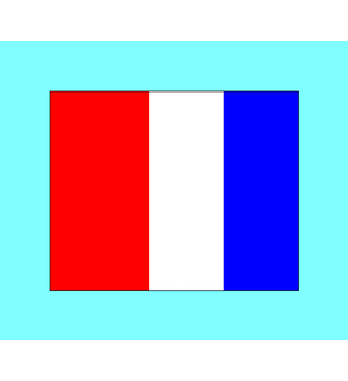 Alphabetical Flag T "TANGO" 37-1530