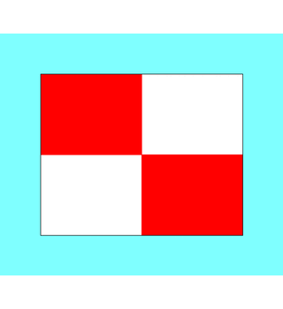 Alphabetical Flag U "UNIFORM" 37-1531