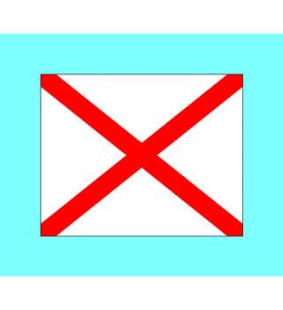 Alphabetical Flag V "VICTOR" 37-1532