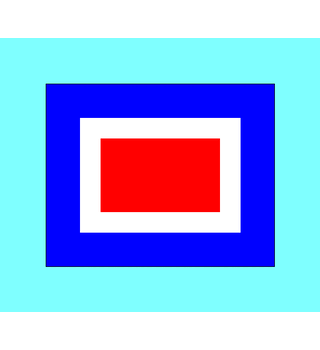 Alphabetical Flag W "WHISKEY" 37-1533