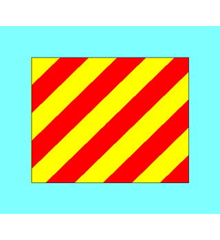 Alphabetical Flag Y "YANKEE" 37-1535