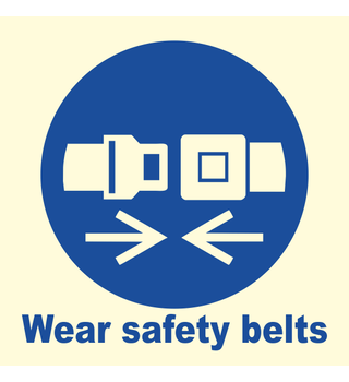 Fasten Seat Belts 105100 MSS022