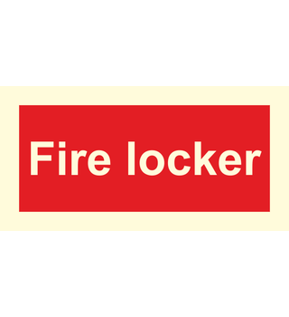 Supplementary Sign : Fire Locker 14-0343