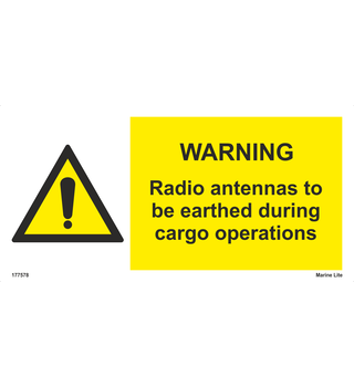 Radio Antennas To Be Earthed During Cargo Operations 177578 337578