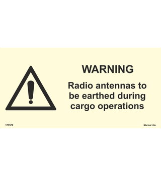 Radio Antennas To Be Earthed During Cargo Operations 177578 337578