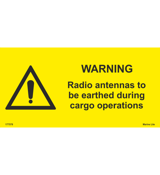 Radio Antennas To Be Earthed During Cargo Operations 177578 337578