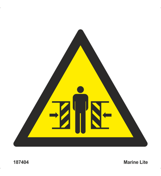 Warning Crushing Hazard 187404 WSS019