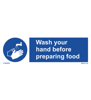Wash Your Hands Before Preparing Food 19-0998