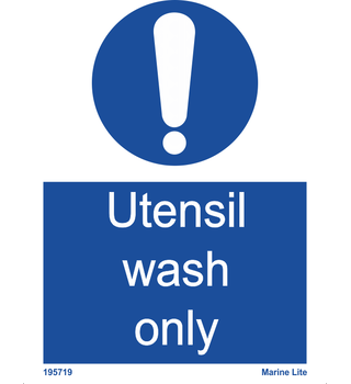 Utensil Wash Only 195738 335738