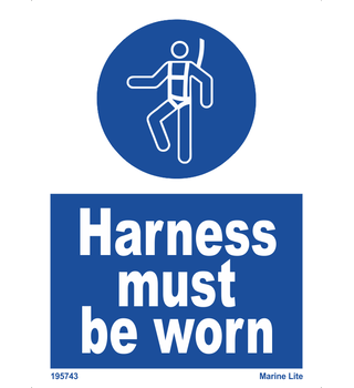 Harness must be worn 195743 335743