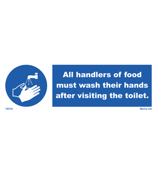 All Handlers Of foods Must Wash Their Hands After Visiting The Toilet 195745 335745