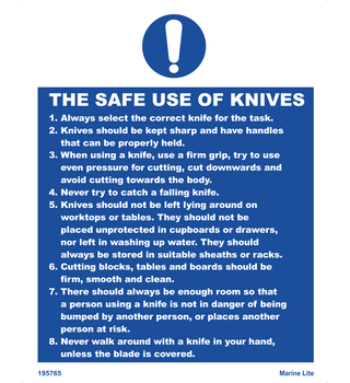 The safe use of knives 195765 335765