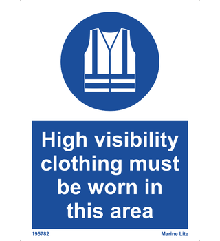 Highly Visible Clothing Must Be Worn In This Area 195782 335782
