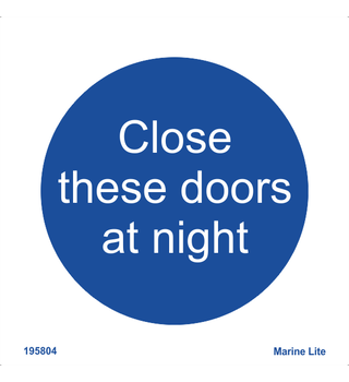 Close these doors at night 195804 335804