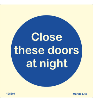 Close these doors at night 195804 335804