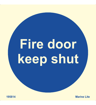 Fire door keep shut 195814 335814
