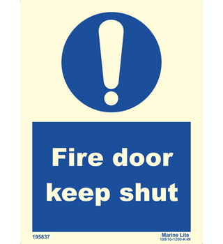 Fire door keep shut 195837 335837