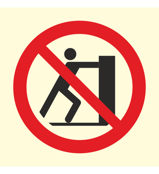 No Pushing 208407 PSS014