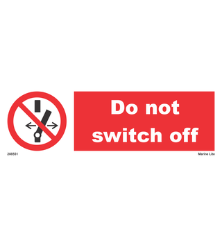 Do Not Switch Off 208551