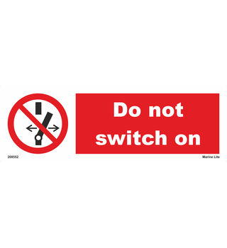 Do Not Switch on 208552
