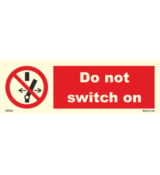 Do Not Switch on 208552