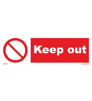 Keep Out 208559
