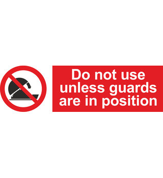 Do Not Use Unless Guards Are In Position 208569