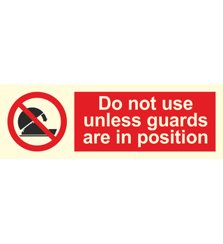 Do Not Use Unless Guards Are In Position 208569