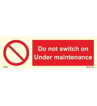 Do Not Switch On Under Maintenance 208576