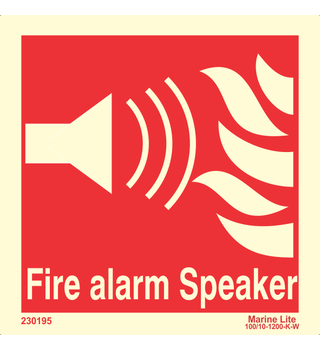Fire Alarm Speaker 230195 330195