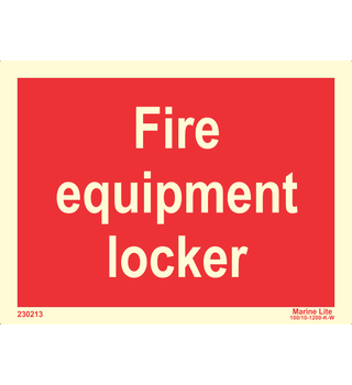 Fire equipment locker 230213 330213