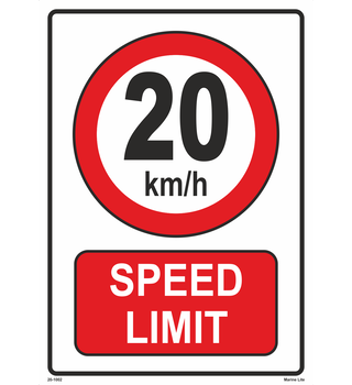Speed Limit 20km/h 20-1002