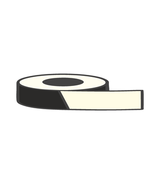 Photoluminescent Anti-slip Tape 19mm x 18m - Black/White