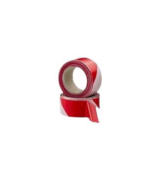 Adhesive Tape 50mm x 66m - Red/White 12-0101