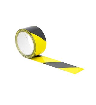 Adhesive Tape 50mm x 66m - Yellow/Black 12-0100