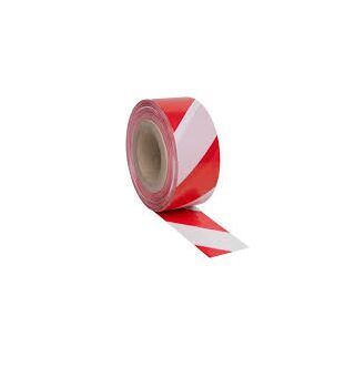 Adhesive Tape 50mm x 66m - Red/White 12-0101