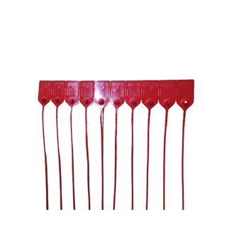 Security Seals-Plastic Bands 260mm (Red)