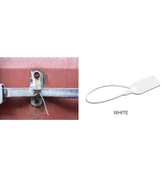 Security Seals-Plastic Bands 260mm White