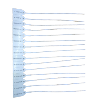 Security Seals-Plastic Bands 260mm White