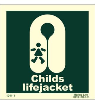 Childs lifejacket 104111 LSS010 3341411
