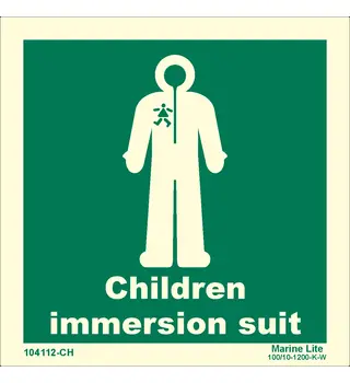 children immersion suit 104112-CH LSS021
334112