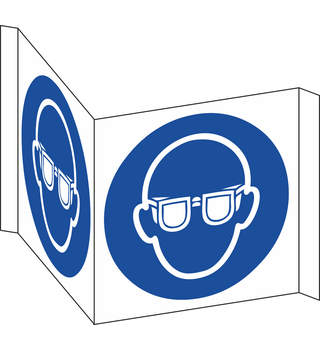 Wear Eye Protection (Panoramic Mandatory Signs)