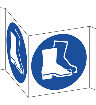 Wear Safety Footwear (Panoramic Mandatory Signs)
