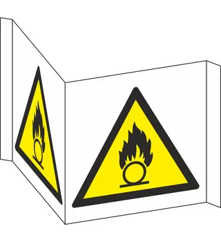 Warning: Oxidizing Substance (Panoramic Warning Sign)
12-37212