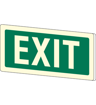 Exit - Led Photoluminescent Sign 12-50205