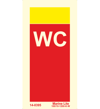Supplementary Sign: Wet Chemical fire extinguisher 14-0395