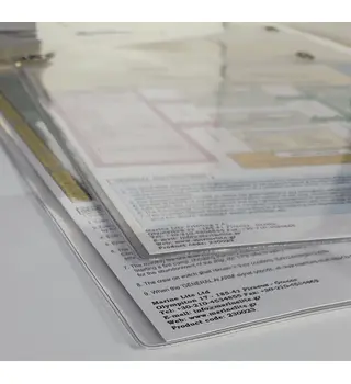 Set of Sleeves for Muster List & Station Bill 23-0523 23-0524