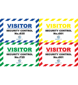 Crew and Visitor badges 23-5301