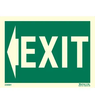 Exit Arrow Left 230081(48) 330081