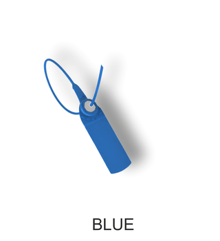 Security Seals-Plastic Bands 260mm Blue